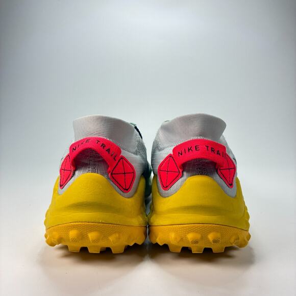 Nike Zoom Wildhorse 6 Light Gray Yellow Green Trail Running Shoes Women’s Size 8 - Picture 7 of 11